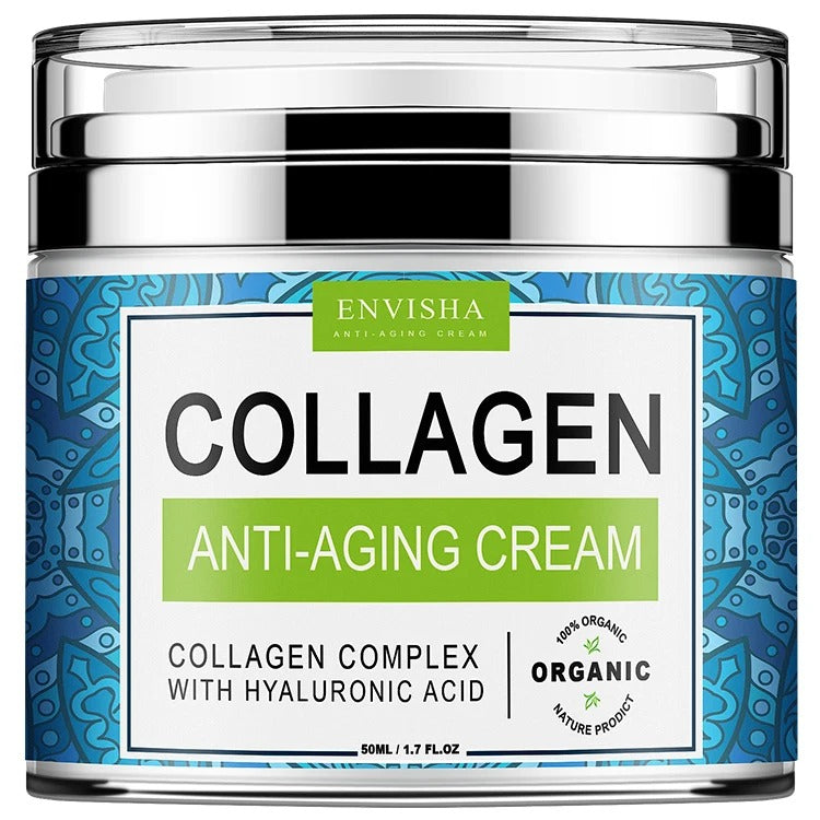 ENVISHA Retinol & Collagen Face Cream - Deep Hydration, Anti-Aging & Brightening Moisturizer (50ml)