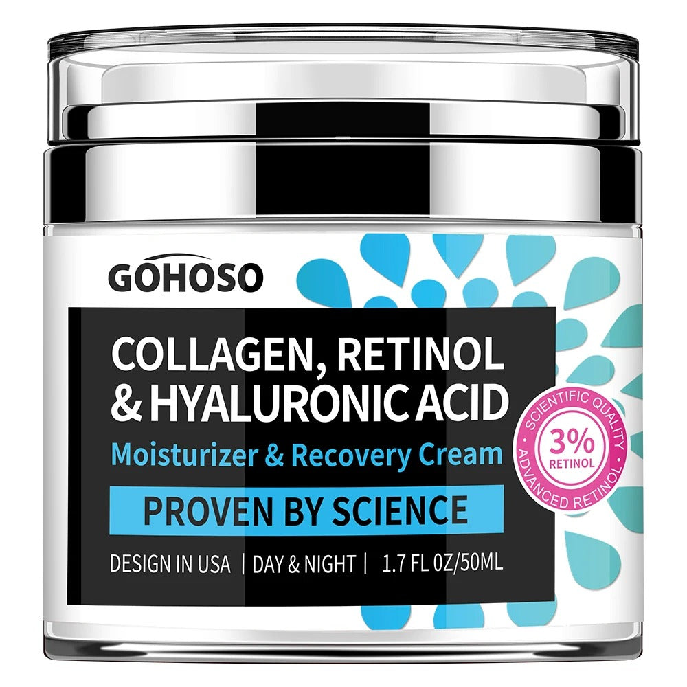 ENVISHA Retinol & Collagen Face Cream - Deep Hydration, Anti-Aging & Brightening Moisturizer (50ml)
