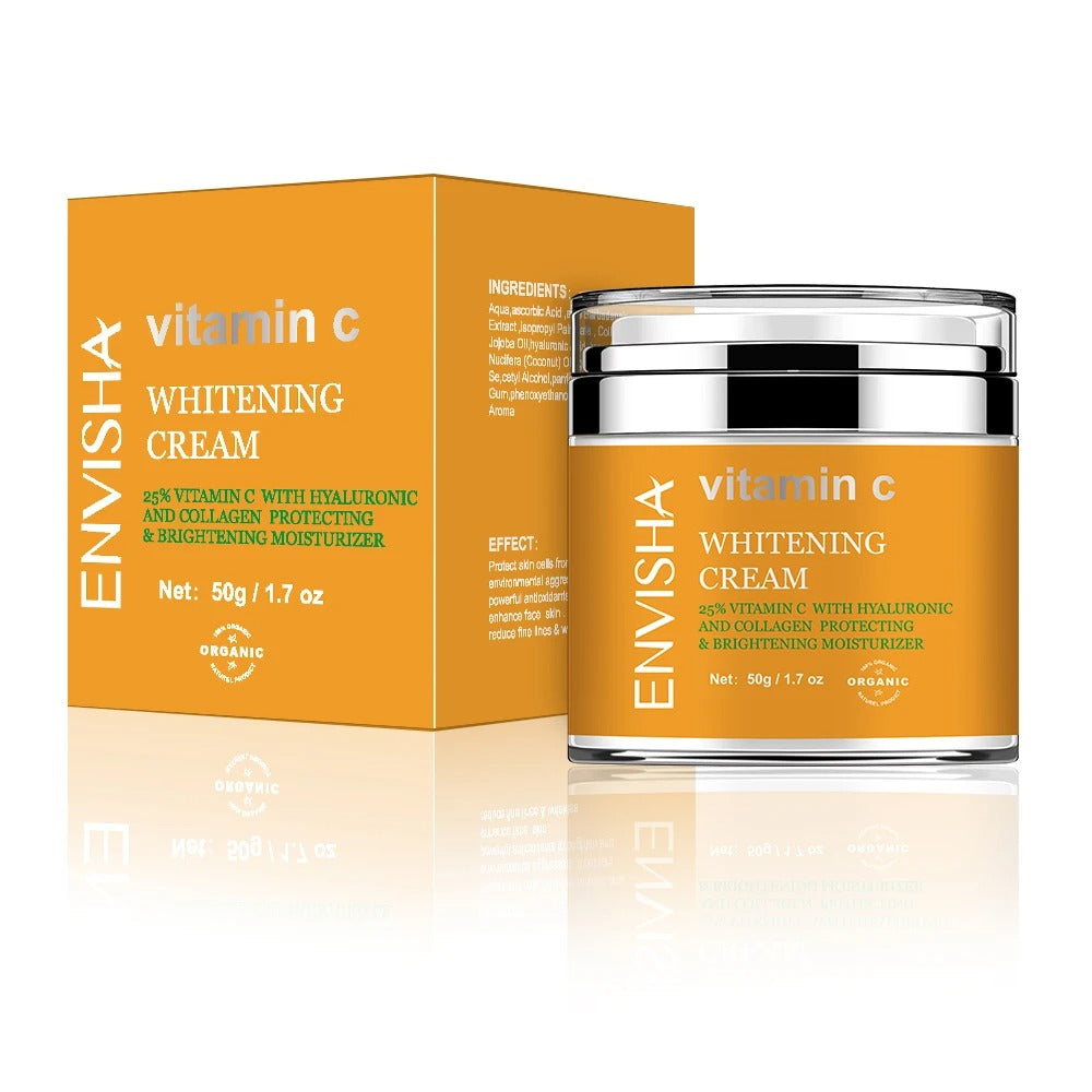 ENVISHA Retinol & Collagen Face Cream - Deep Hydration, Anti-Aging & Brightening Moisturizer (50ml)