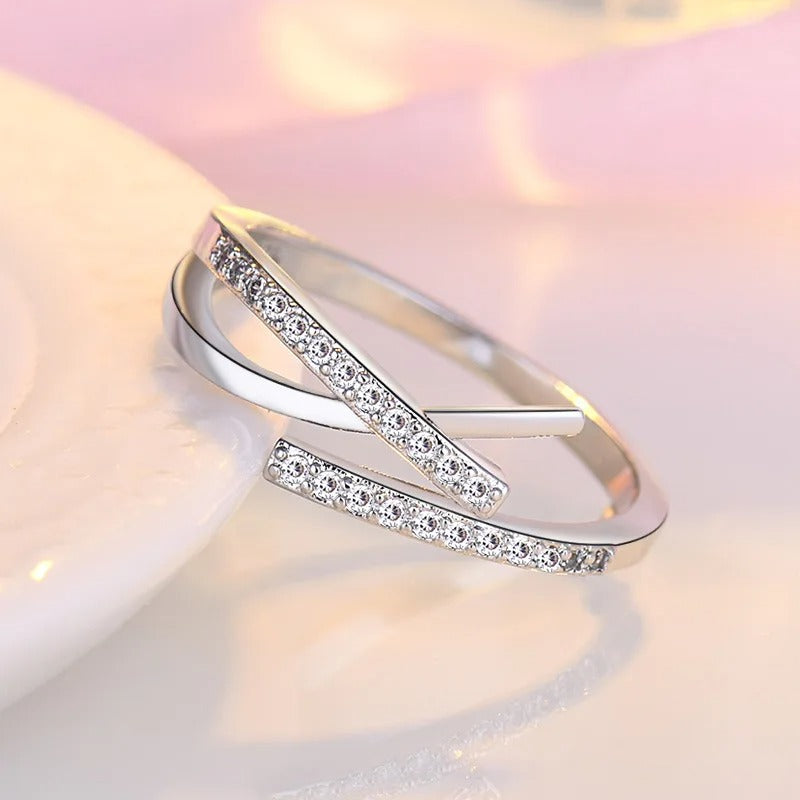 New 925 Sterling Silver 5A Zircon Shining Ring – Elegant Wedding & Party Engagement Jewelry