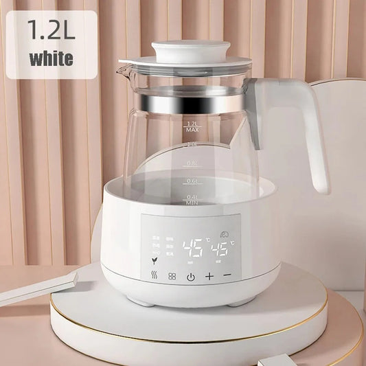1.2L Electric Baby Milk Warmer – Smart Thermostatic Kettle with 24-Hour Keep Warm Function