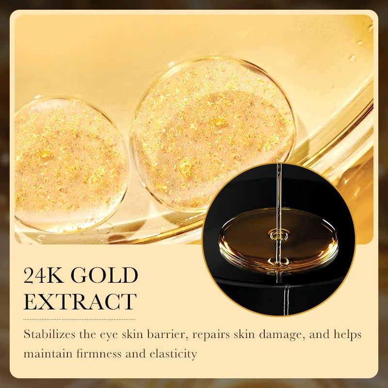 ZOZU 24k Gold Hyaluronic Acid Eye Cream - Anti Dark Circles & Firming Moisturizer