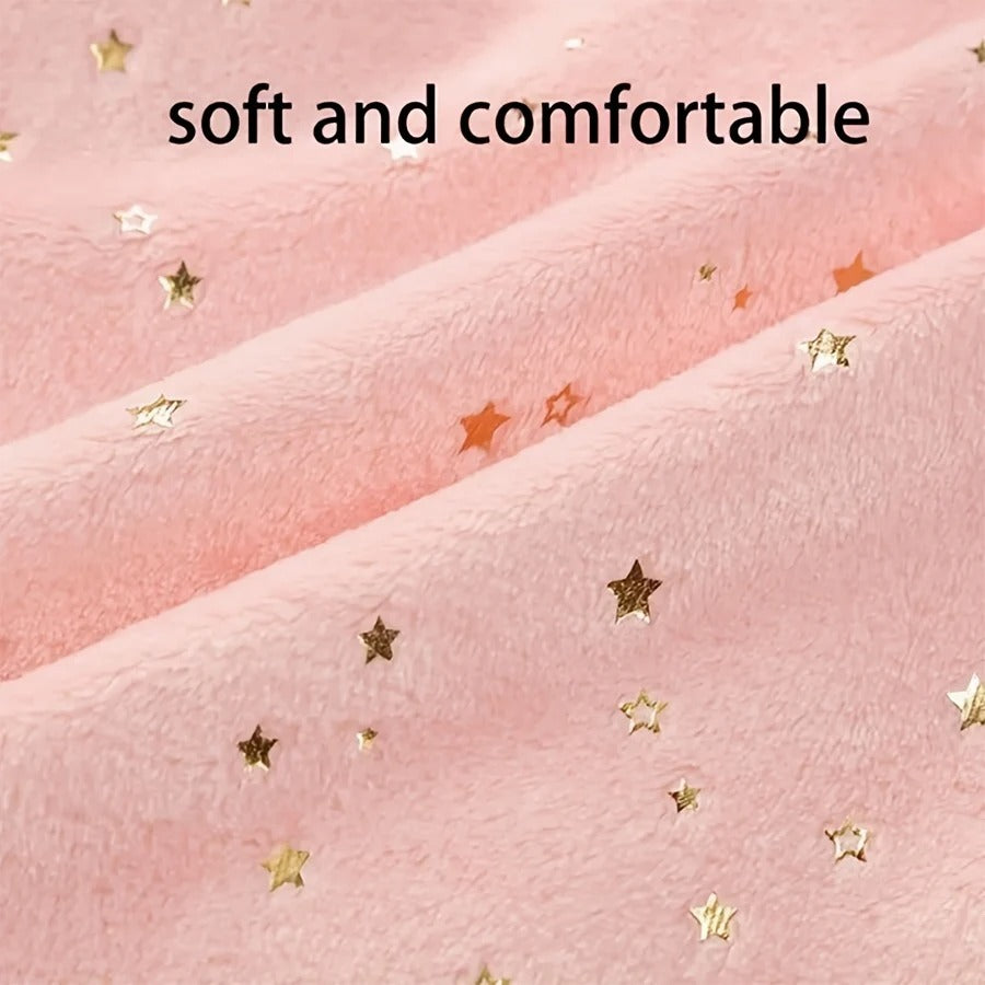 Baby Gold-Stamped Swaddle Blanket | Soft & Cozy Newborn Wrap