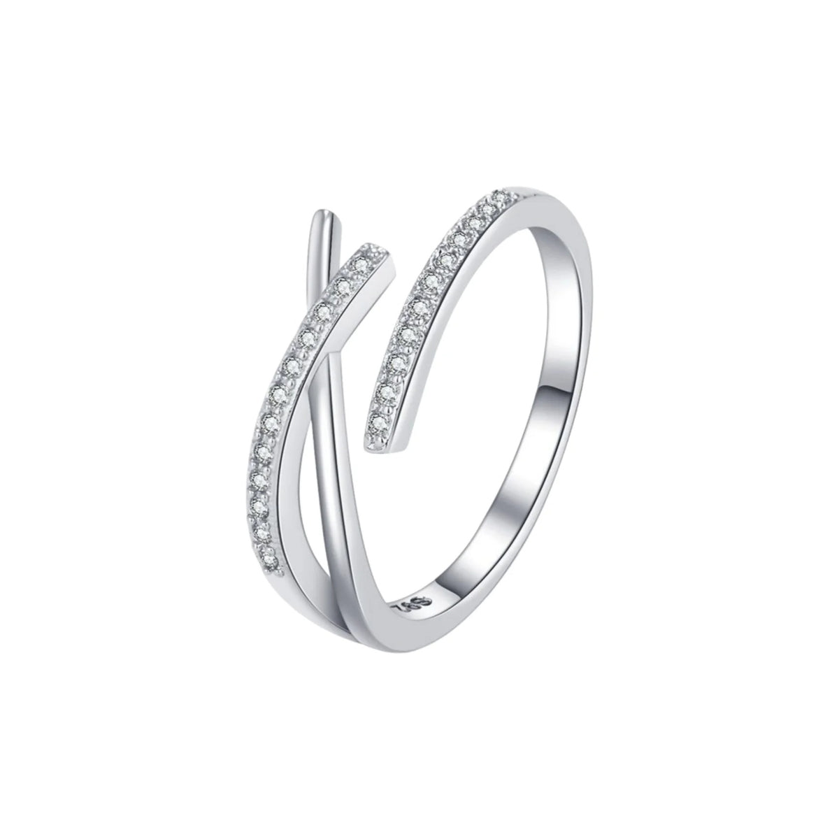New 925 Sterling Silver 5A Zircon Shining Ring – Elegant Wedding & Party Engagement Jewelry