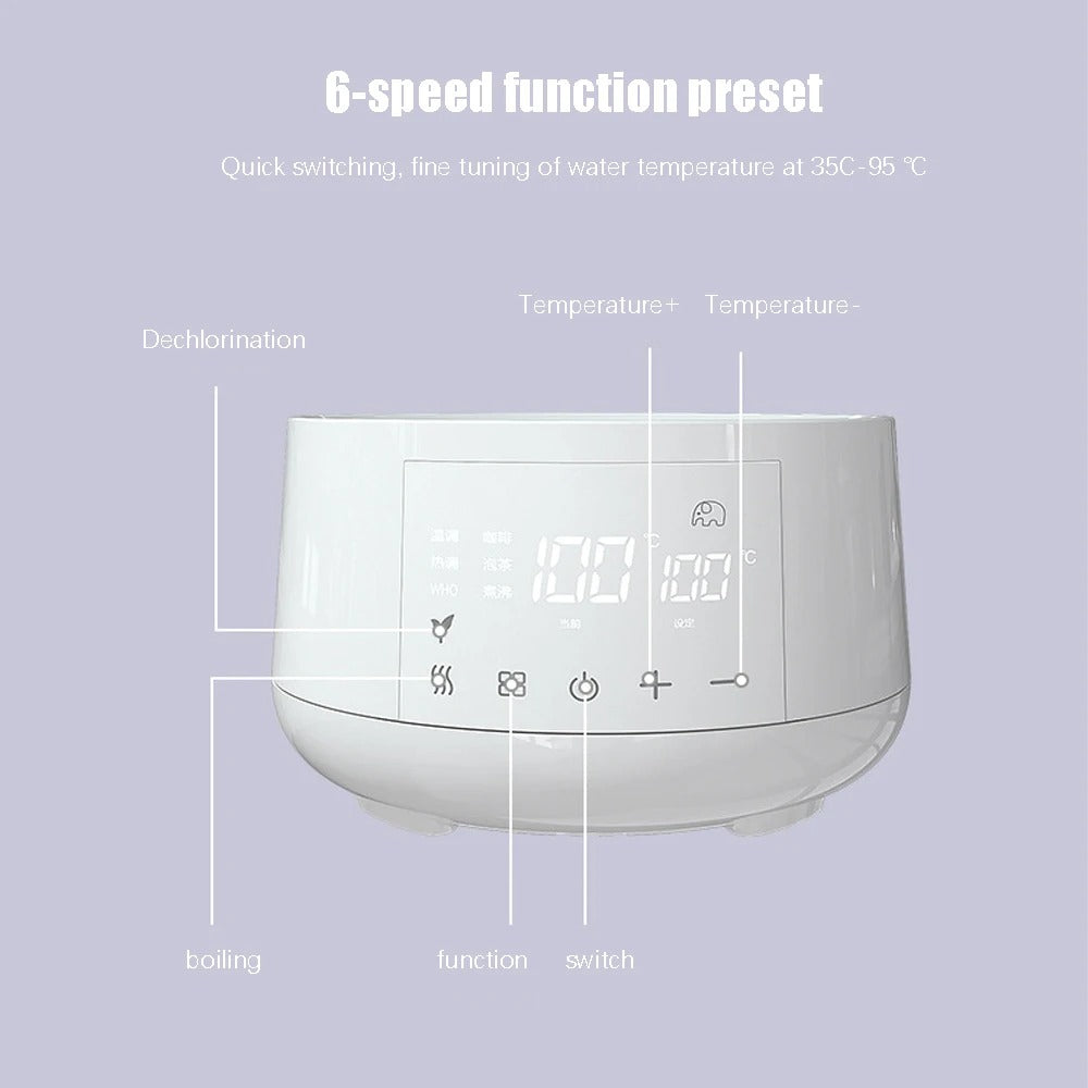 1.2L Electric Baby Milk Warmer – Smart Thermostatic Kettle with 24-Hour Keep Warm Function
