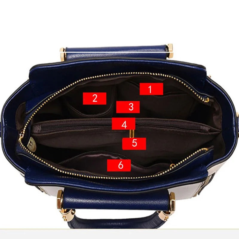 Stylish Women’s Contrast Shoulder Bag – Luxury Crossbody & Handbag