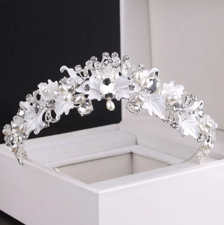 Luxury Royal Baroque Bridal Crown & Jewelry Set