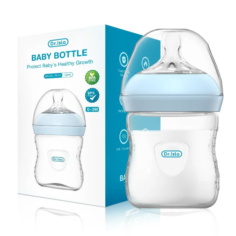 Baby Feeding Bottle with Handle – BPA-Free PP Milk Bottle for Newborns & Kids