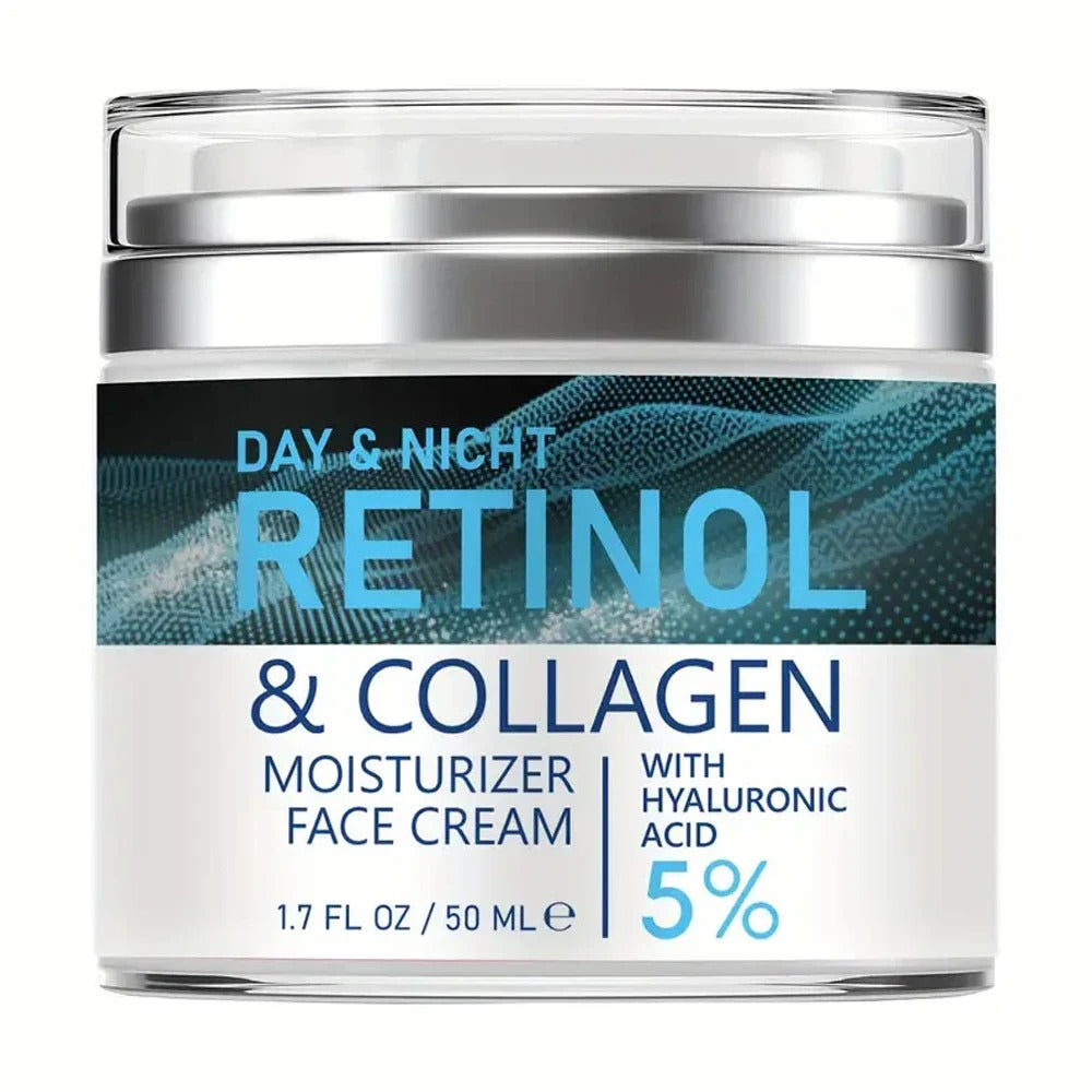 ENVISHA Retinol & Collagen Face Cream - Deep Hydration, Anti-Aging & Brightening Moisturizer (50ml)